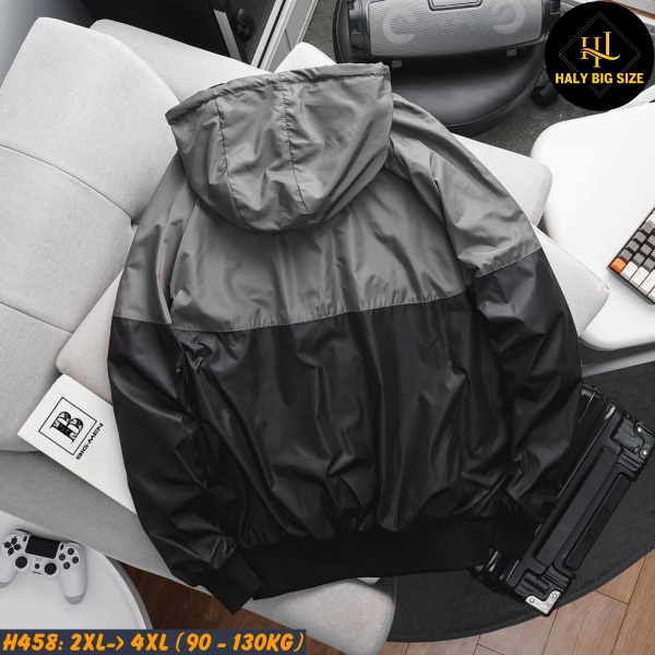 Áo khoác nam big size vải dù H458