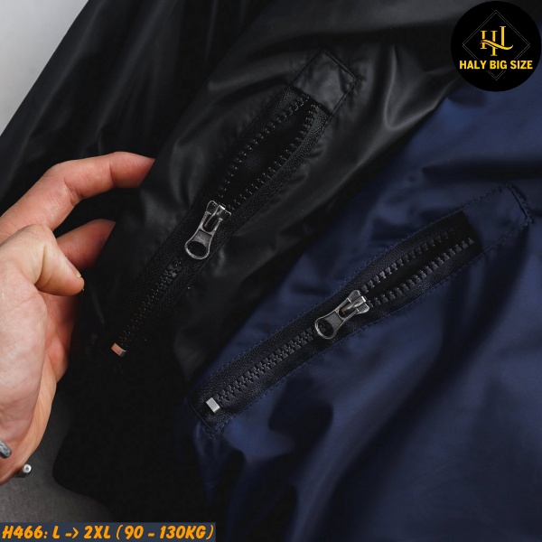 Áo khoác nam big size bomber vải dù H466