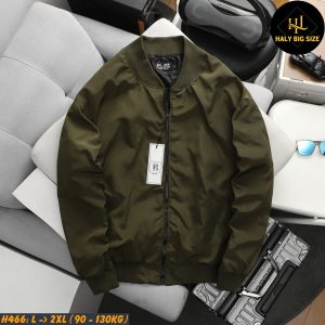 Áo khoác nam big size bomber vải dù H466