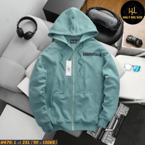 Áo khoác nam big size nỉ H470