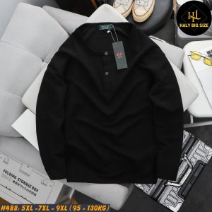 Áo thun nam big size dài tay H488