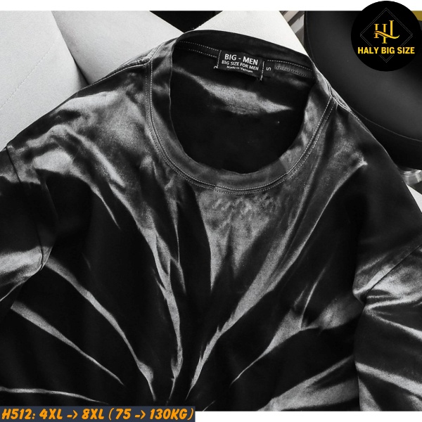 Áo thun nam big size wash H512
