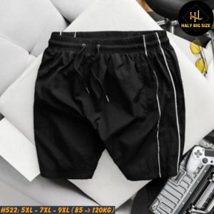 Quần short thun nam big size vải dù H522