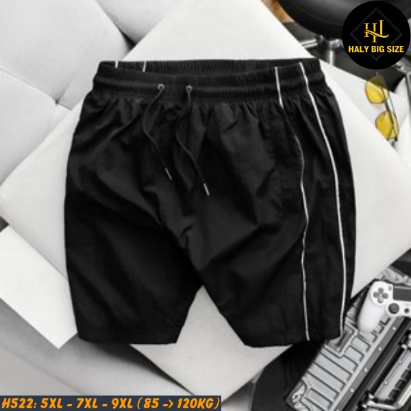 Quần short thun nam big size vải dù H522
