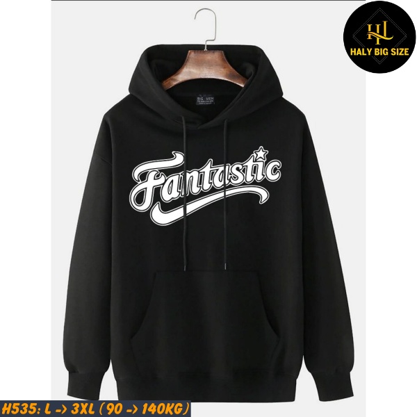 Đồ bộ nam big size áo hoodie, quần nỉ H535