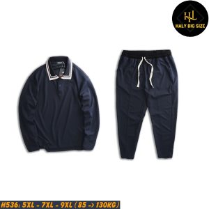 Đồ bộ nam big size vải tổ ong H536