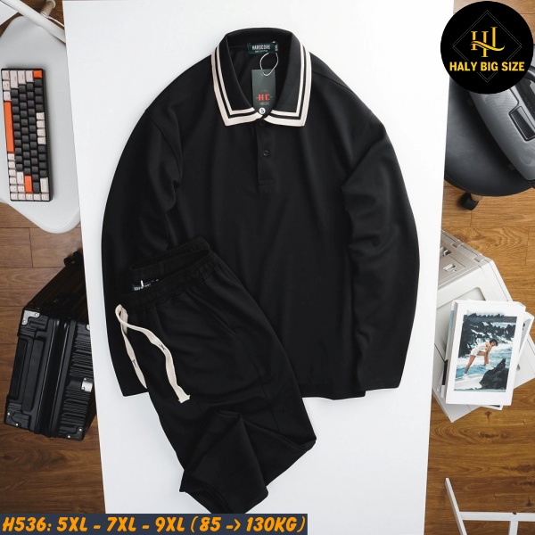 Đồ bộ nam big size vải tổ ong H536