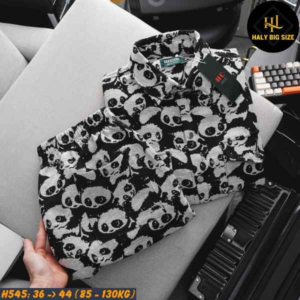 Đồ bộ nam big size hình gấu trúc H545