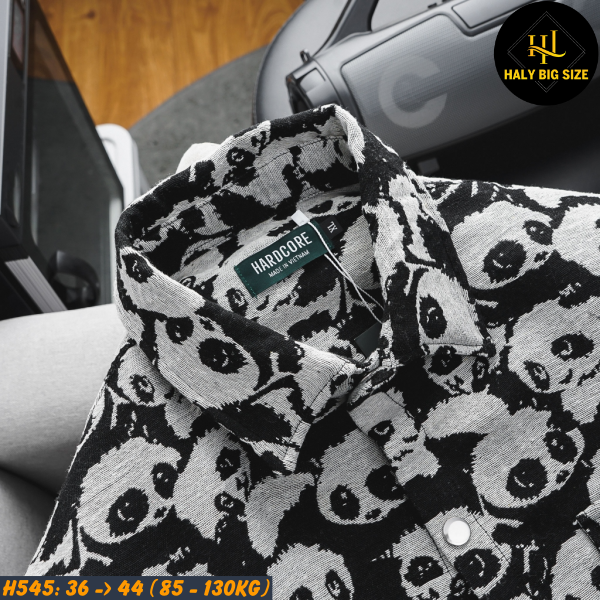 Đồ bộ nam big size hình gấu trúc H545