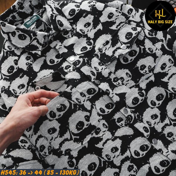 Đồ bộ nam big size hình gấu trúc H545