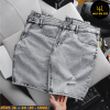Quần short jean nam big size xám nhạt H549