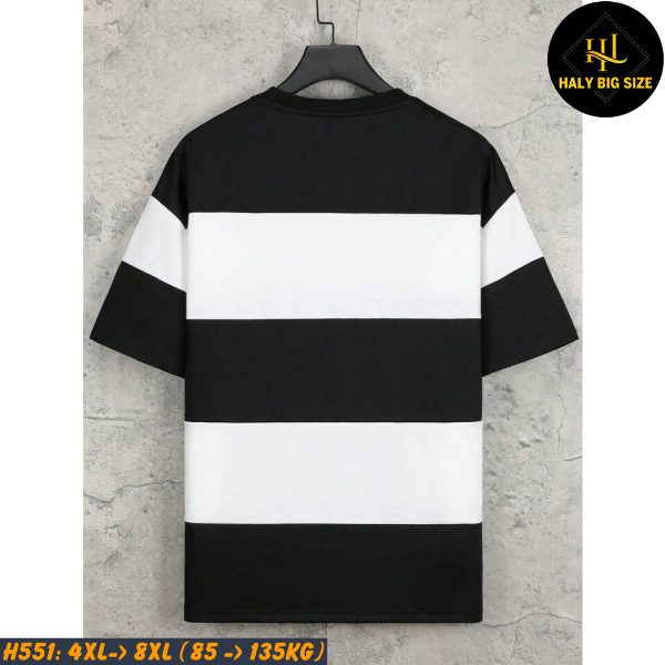 Áo thun sọc nam big size H551