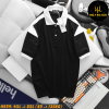 Áo polo nam big size phối thân trắng đen H559
