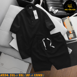Đồ bộ nam big size vải dập nổi cá tính H554