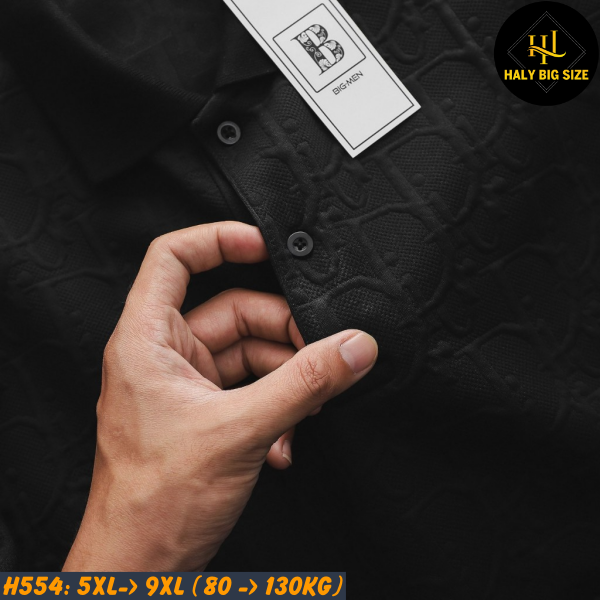 Đồ bộ nam big size vải dập nổi cá tính H554