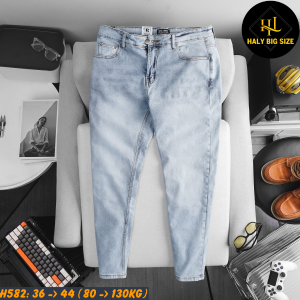 Quần jean nam big size tông xanh H582