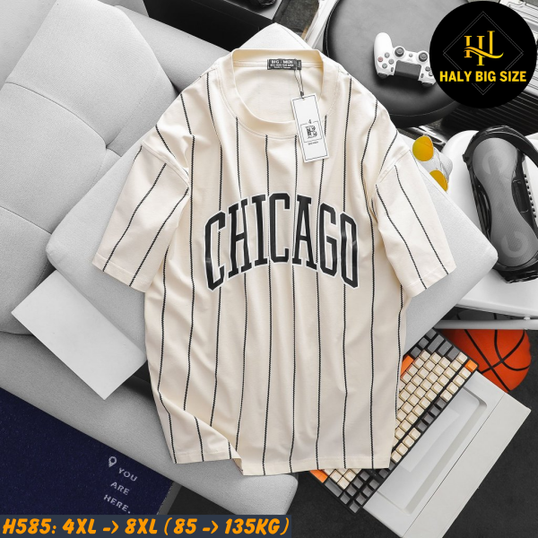 Áo thun nam big size sọc dọc H585