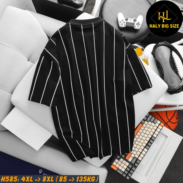 Áo thun nam big size sọc dọc H585