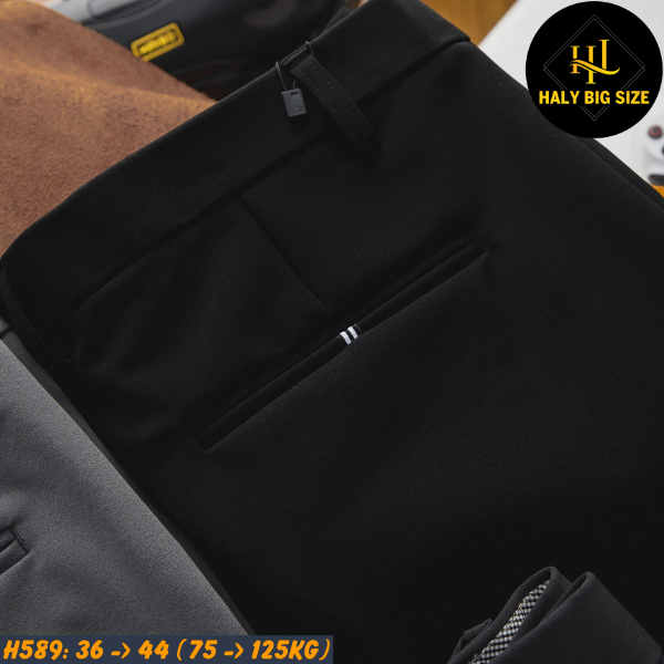 Quần tây nam big size chất thun H589