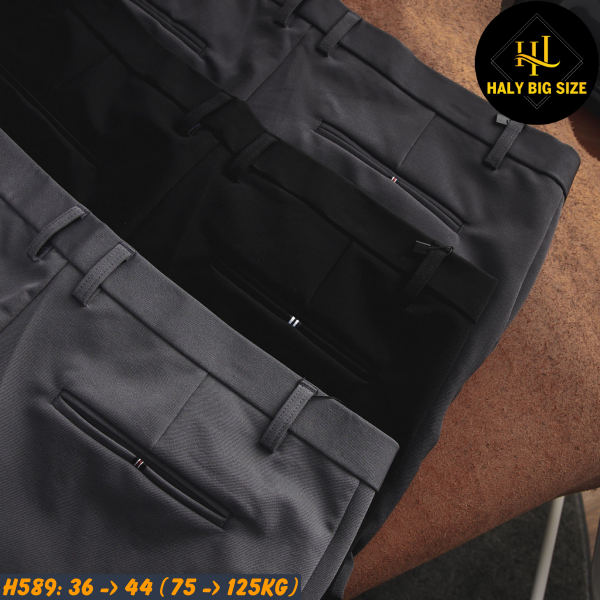 Quần tây nam big size chất thun H589