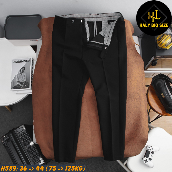 Quần tây nam big size chất thun H589