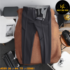 Quần tây nam big size chất thun H589