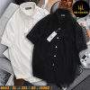 Áo sơ mi nam big size tay ngắn vải nhung caro H662