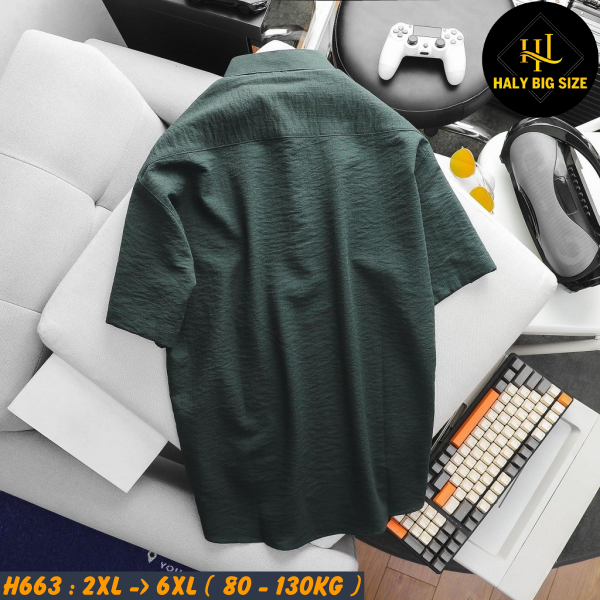 Đồ bộ nam big size vải đũi thời trang H663