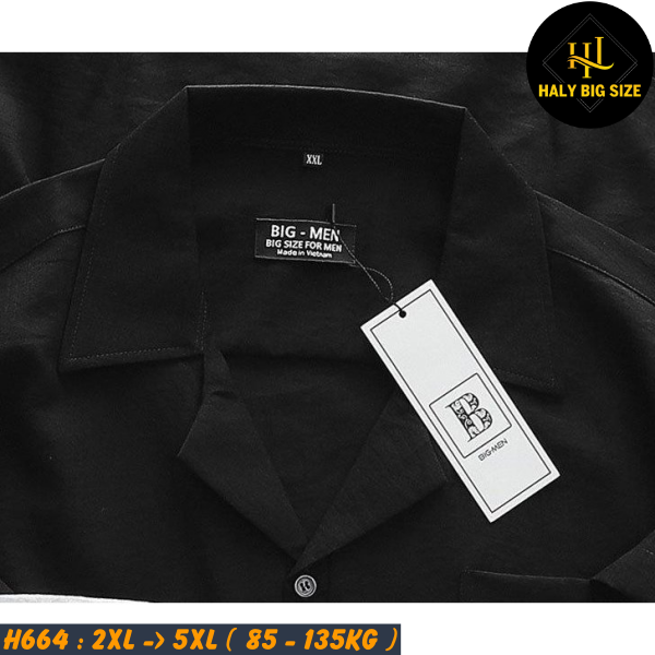 Đồ bộ nam big size vải đũi cổ vest H664