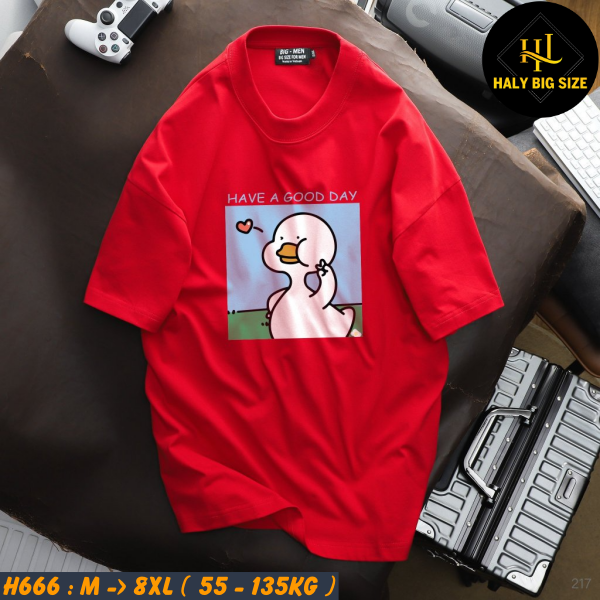 H666-Ao-thun-Cotton-in-hinh-vit-ngo-nghinh-nam-bigsize-5