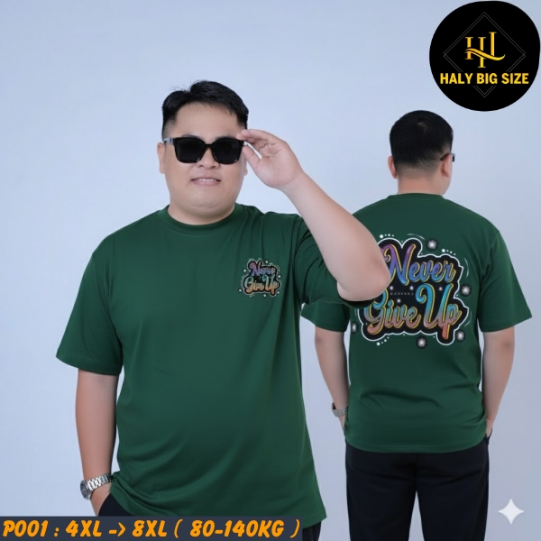 P001-Ao-thun-in-pet-Never-Give-Up-big-size-nam