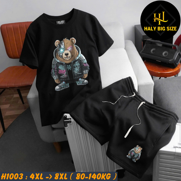 H1003-Set-bo-cotton-in-hinh-GAU-big-size-nam