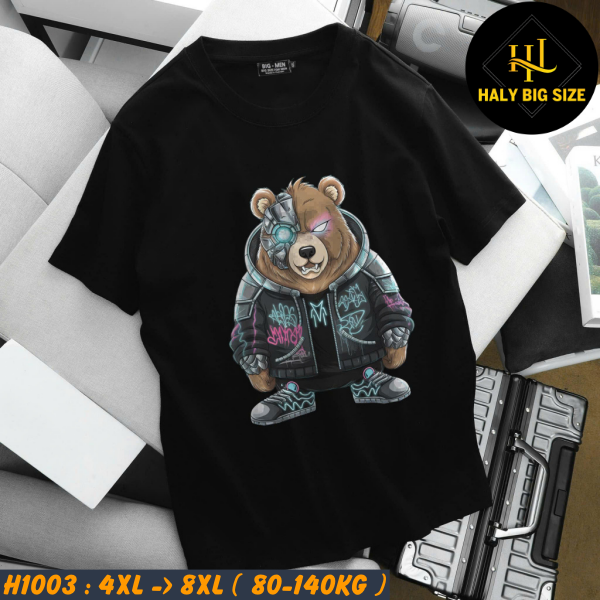 H1003-Set-bo-cotton-in-hinh-GAU-big-size-nam