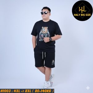 H1003-Set-bo-cotton-in-hinh-GAU-big-size-nam