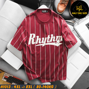 H1013-Ao-thun-cotton-mau-do-phoi-soc-lua-Rhythm-big-size-nam