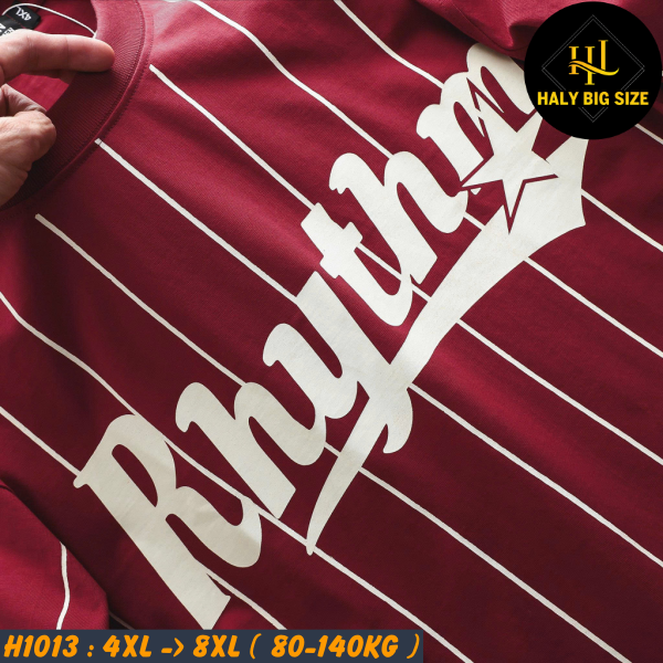 H1013-Ao-thun-cotton-mau-do-phoi-soc-lua-Rhythm-big-size-nam